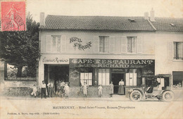 78 - YVELINES - MAURECOURT - Hôtel Saint-Vincent, RICHARD, Propriétaire -voiture - Superbe Animation - 10774 - Maurecourt