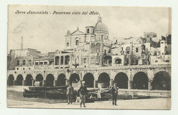 TORRE ANNUNZIATA - PANORAMA VISTO DAL MOLO 1915   VIAGGIATA FP - Torre Annunziata