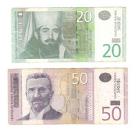 209/ Serbie : 20 Dinars 2011 - 50 Dinars 2005 - Serbia