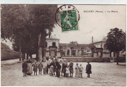 51. SILLERY . LA MAIRIE . ANIMEE . Adressée à NAUX Par THILAY - Sillery