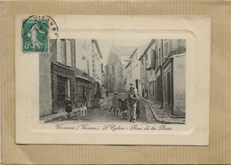 86  VIVONNE    L  EGLISE  RUE  DE  LA  POSTE - Vivonne