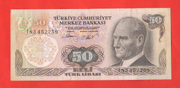 Turchia 50 Lira 1970 Turchey Lirasi - Turkey