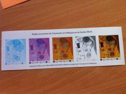 FRANCE - BANDE / EPREUVE GOMMEE ETAPES D'IMPRESSION SUCCESSIVES - 3461 GUSTAV KLIMT - Luxury Proofs