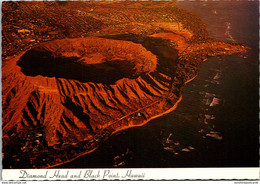 Hawaii Oahu Aerial View Diamond Head And Black Point - Oahu