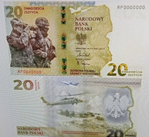 POLAND  New Commemorative 20 Zlotych  ( 2022 + Folder   "Defense Of The Polish Eastern Border"  )   UNC - Pologne