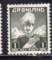 GREENLAND GRONLANDS GROENLANDIA GRØNLAND 1938 - 1946 KING CHRISTIAN X 1o MH - Neufs