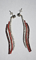 Pendantes Pour Oreilles Percées - Strass - Earrings