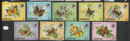 Lesotho  1984  Butterlies   Various Values      Fine Used - Lesotho (1966-...)