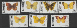 Lesotho  1991  Butterlies   Various Values      Fine Used - Lesotho (1966-...)