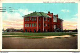 Oklahoma Cushing Municipal Hospital 1941 Curteich - Andere & Zonder Classificatie