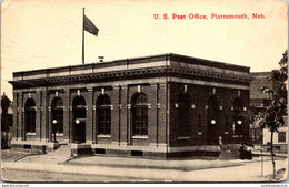 Nebraska Plattsmouth Post Office 1910 - Autres & Non Classés