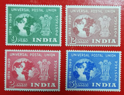 INDIA 1949 UPU - Unused Stamps