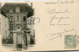 - 58 -NIEVRE- CHATEAU-CHINON- Caisse D'Epargne    Carte Precurseur - Chateau Chinon