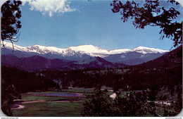 Colorado Denver Mountain Parks Mount Evans From Bendemeer Valley - Denver