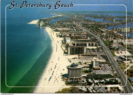 Florida St Petersburg Beach Aerial View Looking South - St Petersburg