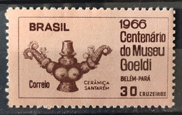 C 555 Brazil Stamp Centenary Emilio Goeldi Museum Belem Art 1966 1 - Altri & Non Classificati