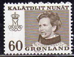 GREENLAND GRONLANDS GROENLANDIA GRØNLAND 1973 1979 QUEEN MARGRETHE 60o MNH - Ungebraucht