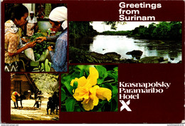 Surinam Paramaribo Greetings Courtesy Of Krasnapolsky Paramaribo Hotel - Suriname