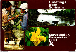 Surinam Paramaribo Greetings Courtesy Of Krasnapolsky Paramaribo Hotel - Surinam