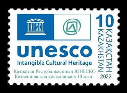 Kazakhstan 2022 MiNr. 1289 UNESCO Convention For The Safeguarding Of The Intangible Cultural Heritage MNH ** - Kazakhstan
