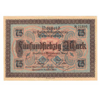 Billet, Memel, 75 Mark, 1922, 1922-02-22, KM:8, SPL - Lituania