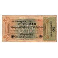 Billet, Allemagne, 50 Milliarden Mark, 1923, 1923-10-10, KM:119a, TTB - 50 Milliarden Mark