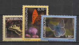 LUXEMBOURG - 2005 - N° Mi. 1684 à 1686 - Papillons / Butterflies - Neuf Luxe ** / MNH / Postfrisch - Butterflies