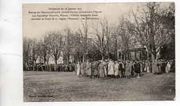 EPINAL CEREMONIE DU 18 JANVIER 1915 REMISE DES DECORATIONS PAR LE GENERAL MAUGER GOUVERNEUR D'EPINAL ... TBE - Epinal