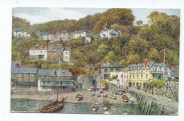 Devon Postcard Clovelley A.r.quinton. Posted 1927 Plymouth - Clovelly