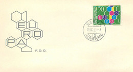 LIECHTENSTEIN - EUROPA  - 1960 - Timbre N° 355 - F.DC. CACHET; VADUZ - TRES BON ETAT - Covers & Documents