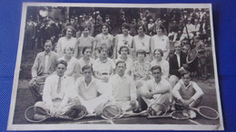 ♥️ TENNIS CARTE PHOTO JOUEUSES JOUEURS  JUILLET 1930   ♥️ - Sports