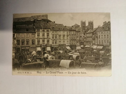 C. HUY - LA GRAND PLACE - UN JOUR DE FOIRE - Hoei