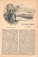 A102 1203 Otto Baisch Potsdam Friedenskirche Schloss Artikel / Bilder 1884 !! - Autres & Non Classés