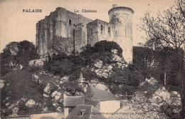 CPA - 14 - FALAISE - LE CHATEAU - LIB PAPETERIE Moderne Colbeville - IPM Baroud Paris - Falaise