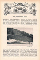 1220 Airolo Bergsturz Eriels Leventina Tessin Artikel / Bilder 1898 !! - Sonstige & Ohne Zuordnung
