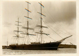 Carte Photo * CUTTY SARK Bateau Voilier 3 Mâts * Goëlette Clipper Anglais - Zeilboten