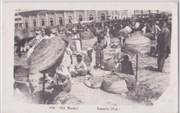 Karachi Pakistan Old Market Photo Postcard - Pakistan