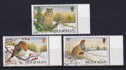 Isle Of Man: 1988   Christmas - Manx Birds    Used - Isola Di Man