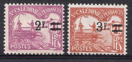 Nvelle CALEDONIE Timbres Taxe N°24* & 25* Neufs Charnières TB Cote 17.00€ - Postage Due