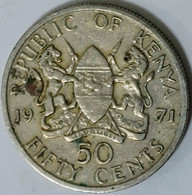 Kenya - 50 Cents 1971, KM# 13 (#1321) - Kenya