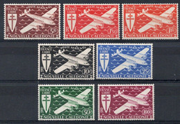 Nvelle CALEDONIE Timbres Poste Aérienne N°46* à 52* Neufs Charnières TB Cote 8.75€ - Ungebraucht