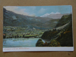 20112) LUNGERN UND DIE WETTERHORNER NON VIAGGIATA 1904 CIRCA - Lungern