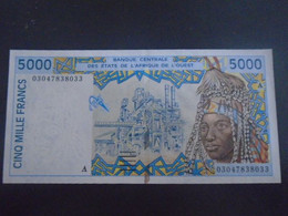 WEST AFRICAN ,  P 113Am ,  5000 Francs , 2003 , UNC  Neuf - États D'Afrique De L'Ouest