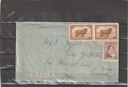 Argentina Bernal AIRMAIL COVER To Italy 1948 - Cartas