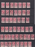 N° 74 : LOT  OBLITERATION 1910 46 Timbres - 1905 Barbas Largas