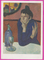 277922 / Spanish Painter Art Pablo Ruiz Picasso - ABSINTHE DRINKER Buveur D'Absinthe 1901 PC 1961 USSR Russia - Picasso