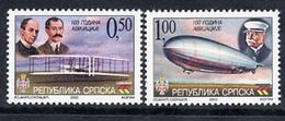 BOSNIAN SERB REPUBLIC 2003 Centenary Of Powered Flight MNH / **.  Michel 291-92 - Bosnien-Herzegowina