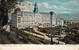 CPA - 06 - NICE - Parc Du Palais Impérial - Carte Colorisée - Edition Louis Glasier Leipzig - Monumentos, Edificios