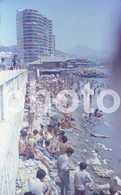 70s SPAIN ESPANA PLAYA BEACH PLAGE STRAND 35mm AMATEUR NEGATIVE NOT PHOTO NEGATIVO NO FOTO - Autres