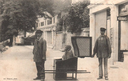 PLOMBIERES LES BAINS - Chaise à Porteurs, Animé - Plombieres Les Bains